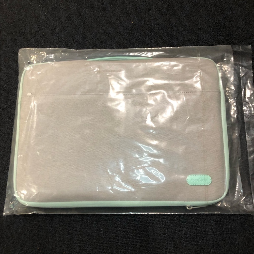 NWT ProCase Gray & Mint Green Laptop Case